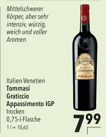 CITTI Markt Tommasi Graticcio Appassimento IGP trocken 0,75-L Angebot