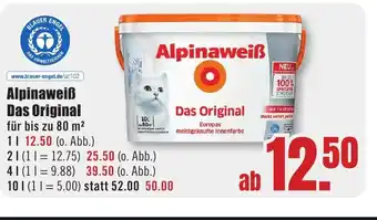 B1 Discount Baumarkt Alpinaweiß Das Original 1L Angebot