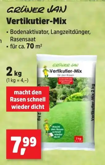 Thomas Philipps GRÜNER JAN Vertikutier-Mix 2kg Angebot