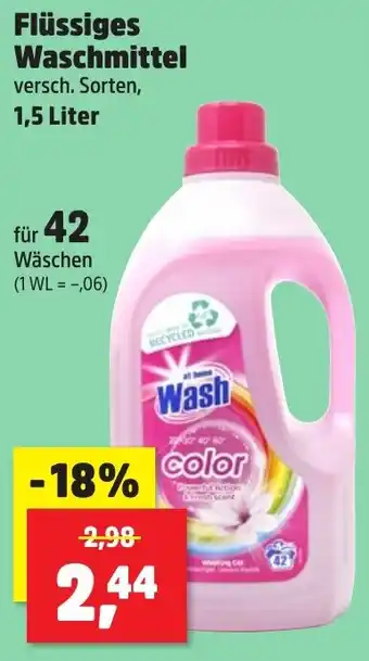 Thomas Philipps Flüssiges Waschmittel 1,5 Liter Angebot