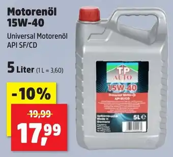 Thomas Philipps Motorenöl 15W-40 5 Liter Angebot