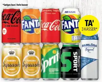 CITTI Markt Coca-Cola, Fanta, Tuborg Squash, Sprite, Carlsberg Sport eller Ramlösa 24 x 0,33 liter Angebot