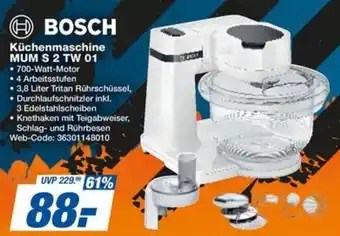 expert Techno Land BOSCH Küchenmaschine MUM S 2 TW 01 Angebot