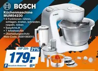 expert Techno Land BOSCH Küchenmaschine MUM54230 Angebot