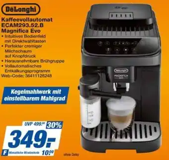 expert Techno Land DeLonghi Kaffeevollautomat ECAM293.52.B Magnifica Evo Angebot