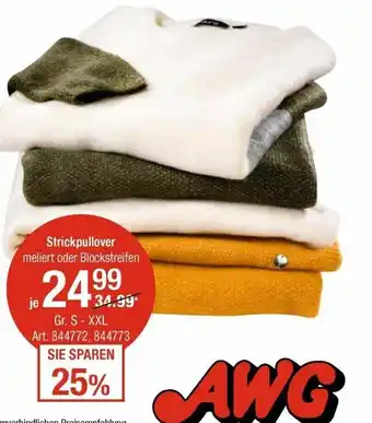 AWG Mode Strickpullover Angebot