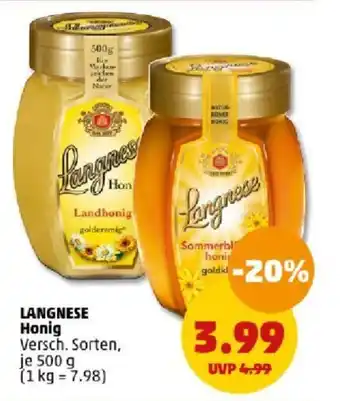 PENNY LANGNESE Honig 500 g Angebot