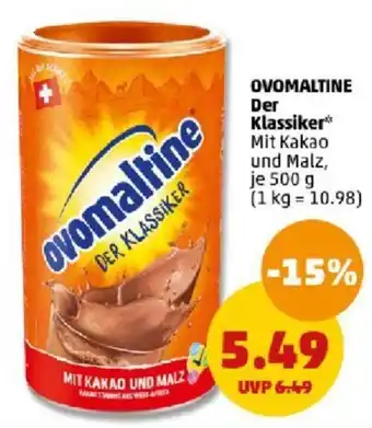 PENNY OVOMALTINE Der Klassiker 500 g Angebot