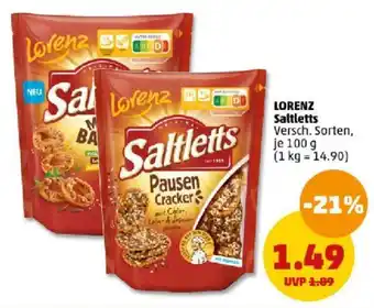 PENNY LORENZ Saltletts 100 g Angebot