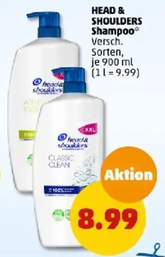 PENNY HEAD & SHOULDERS Shampoo 900 ml Angebot