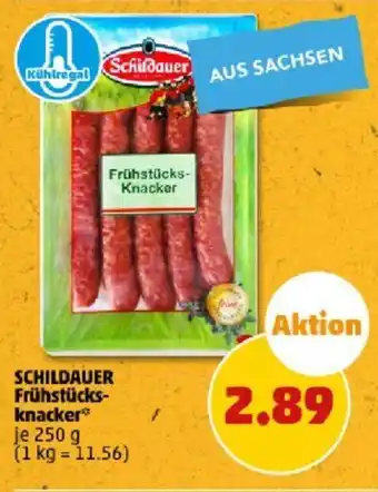 PENNY SCHILDAUER Frühstücks-knacker 250 g Angebot