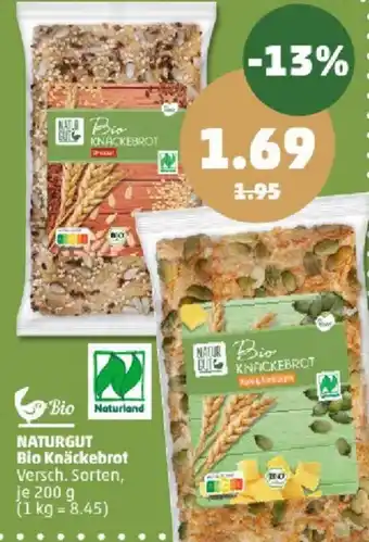 PENNY NATURGUT Bio Knäckebrot 200 g Angebot