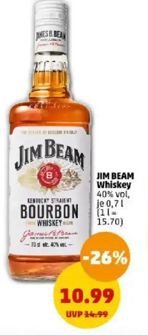 PENNY JIM BEAM Whiskey 0,7 l Angebot