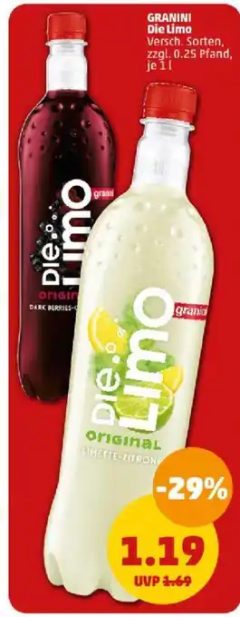 PENNY GRANINI Die Limo 1 l Angebot