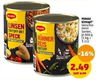 PENNY MAGGI Eintopf 800 g Angebot