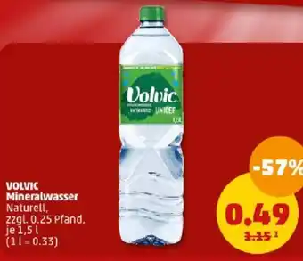 PENNY VOLVIC Mineralwasser 1,5 l Angebot