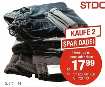 AWG Mode Stocker Teener Boys Jeans oder Hose Angebot