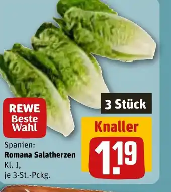 REWE Romana Salatherzen 3 St. Pckg. Angebot