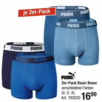 AWG Mode Puma 2er Pack Basic Boxer Angebot