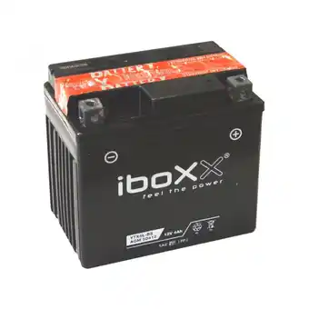 Sonderpreis Baumarkt iboxx Motorradbatterie AGM 12V4Ah YTX5L-BS Starterbatterie Zweirad Batterie Angebot