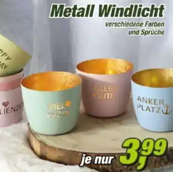 Posten Börse Metall Windlicht Angebot