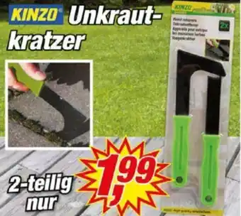 Posten Börse KINZO Unkrautkratzer 2-teilig Angebot