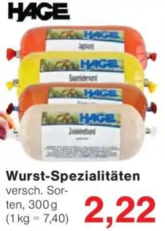 Jawoll HAGE Wurst-Spezialitäten 300 g Angebot