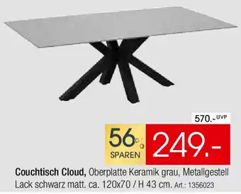 Zurbrüggen Couchtisch Cloud Angebot