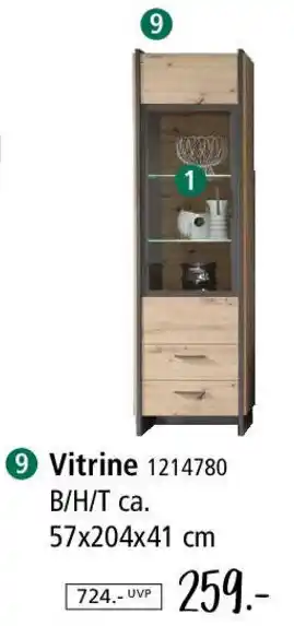 Zurbrüggen Vitrine Angebot