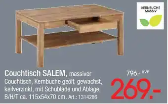 Zurbrüggen Couchtisch SALEM Angebot