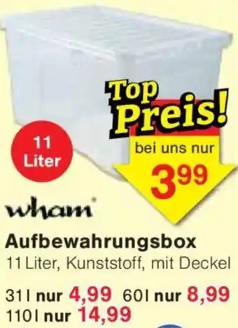 Jawoll wham Aufbewahrungsbox 11 Liter Angebot