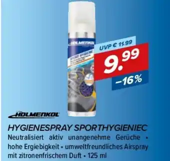 Hervis Holmenkol Hygienespray Sporthygieniec Angebot