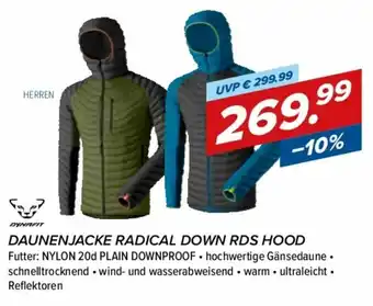 Hervis Daunenjacke Radical Down RDS Hood Angebot