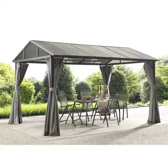 toom Baumarkt Pavillon 'Haus Style' anthrazit 395 x 297 x 260 cm Angebot