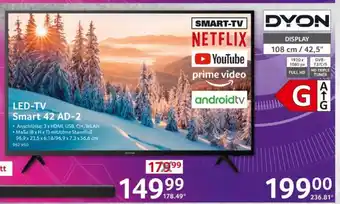 Selgros DYON LED-TV Smart 42 AD-2 Angebot