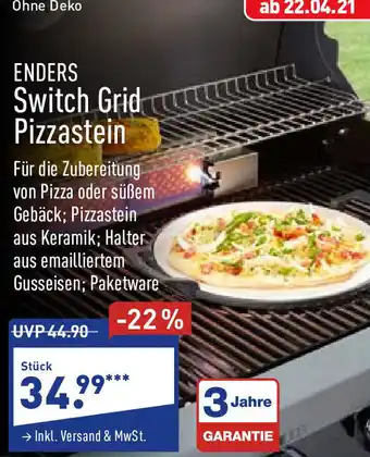 Aldi Nord Enders Switch Grid Pizzastein Angebot