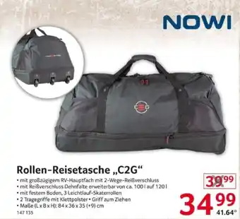 Selgros NOWI Rollen-Reisetasche ,,C2G" Angebot