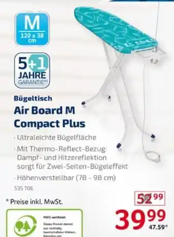 Selgros LEIFHEIT Bügeltisch Air Board M Compact Plus Angebot