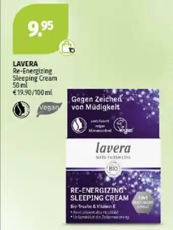 Müller Lavera Re-Energizing Sleeping Cream 50ml Angebot