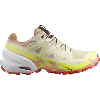 Intersport SALOMON Damen Trailrunningschuhe SHOES SPEEDCROSS 6 GTX W Hzlnut/Yellow/C Hazelnut/Safety Yellow/Fiery Coral 38 ⅔ Angebot