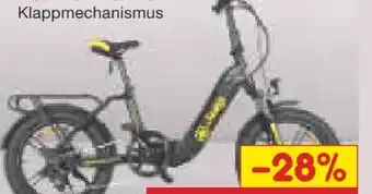 Netto Marken-Discount E-Fold-Bike FR 7000 Angebot