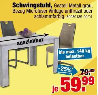 SB Lagerkauf Schwingstuhl Angebot