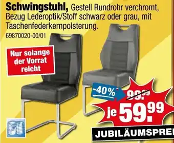 SB Lagerkauf Schwingstuhl Angebot