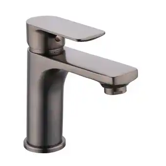 Hagebau WELLWATER Waschtisch-Einhebelmischer Bozen, Höhe: 152,4 mm, Messing/Zink, gun metal - silberfarben Angebot