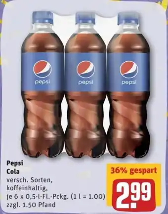 REWE Center Pepsi Cola 6x0,5L Angebot