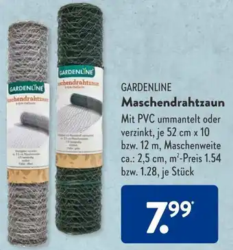 Aldi Süd GARDENLINE Maschendrahtzaun Angebot