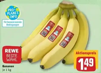 REWE Center Bananen 1kg Angebot