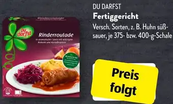 Aldi Süd DU DARFST Fertiggericht 375-400 g Schale Angebot