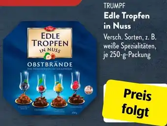 Aldi Süd TRUMPF Edle Tropfen in Nuss 250 g Packung Angebot