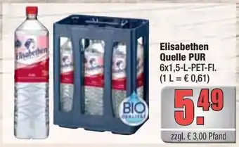 alldrink Elisabethen Quelle PUR 6x1,5-L-PET-FI. Angebot